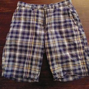 Gap mens plaid shorts